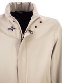 Bomber corto da viaggio Fay in nylon elasticizzato