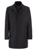 Fay Morning Coat In Technical Poplin