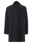 Fay Morning Coat In Water Repellent Technical Poplin