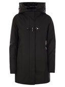 Fay Toggle Coat In Technical Gabardine