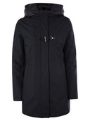 Fay Toggle Coat in Technical Gabardine