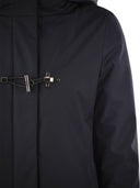 Fay Toggle Coat in Technical Gabardine