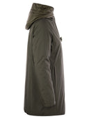Fay Toggle Coat in Technical Gabardine