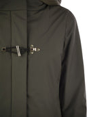 Fay Toggle Coat in Technical Gabardine