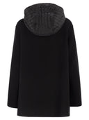 Fay Two Material Wool And Cashmere Caban Coat