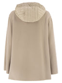 Fay Two Material Wool And Cashmere Caban Coat