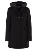 Fay Toggle Coat In Wool Cloth