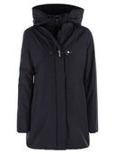 Fay Technical Gabardine Toggle Coat