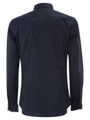 Fay regular fit overhemd van stretchpopeline