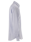 Fay Regular Fit Shirt In Striped Stretch Jersey