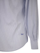 Fay Regular Fit Shirt In Striped Stretch Jersey