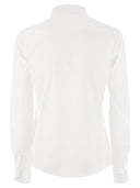 Fay Stretch Poplin Shirt