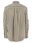 Fay Regular Striped Elastyczna koszula bawełniana