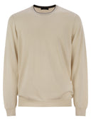 Fay Cotton Crew Neck Jumper
