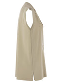 Chaleco de tejido de punto de vista técnico de Fay