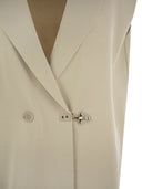 Chaleco de tejido de punto de vista técnico de Fay