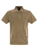 Fay Cotton Jersey Polo Shirt
