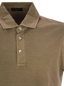 Fay Cotton Jersey Polo Shirt