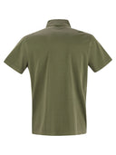 Fay Cotton Jersey Polo Shirt
