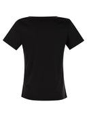 Fay Jersey T Shirt With Boat Neckline