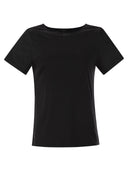 Fay Jersey T Shirt With Boat Neckline
