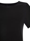 Fay Jersey T Shirt With Boat Neckline
