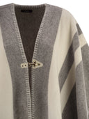 Fay Wool Poncho With Hook