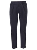 Fay Slim Fit Trousers In Stretch Gabardine