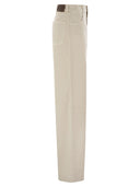 Fay 5 Pocket Trousers In Stretch Cotton Drill