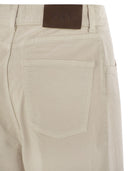 Fay 5 Pocket Trousers In Stretch Cotton Drill