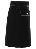 Fay Wool Short Skirt