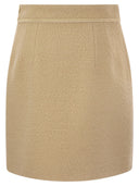 Fay Wool Short Skirt