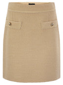 Fay Wool Short Skirt