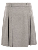 Falda corta de Peserico en lana y viscosa