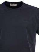 Premiata Cotton T Shirt With Technical Detail And Logo