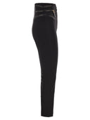 Elisabetta Franchi Crepe Trousers With Zip Details