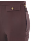 Elisabetta Franchi Double Crepe Trousers