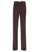 Elisabetta Franchi Double Crepe Trousers