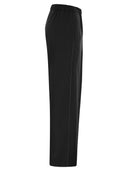 Fabiana Filippi Wool Jogging Trousers With Shining Detail