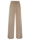 Fabiana Filippi Wide Trousers In Organic Cotton And Lurex