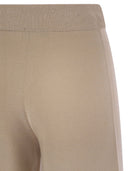 Fabiana Filippi Wide Trousers In Organic Cotton And Lurex