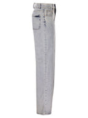 Fabiana Filippi Five Pocket Denim Trousers With Diamond Detailing
