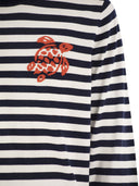 Vilebrequin Striped Cotton Crew Neck Jumper