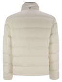 Herno Short Down Jacket With Detachable Fur Insert
