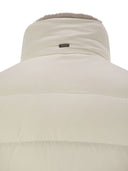 Herno Short Down Jacket With Detachable Fur Insert