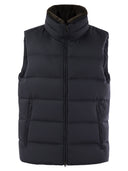Herno Down Filled Waistcoat With Fur Insert