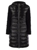 HERNO Long Down Chaqueta con mangas de lana