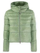 Herno Ultralight Nylon Bomber Jacket With Hood