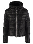 Herno Ultralight Nylon Bomber Jacket With Hood