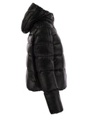 Herno Ultralight Nylon Bomber Jacket With Hood